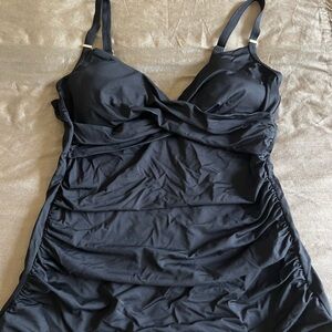 Calvin Klein Collection Black Swim Top